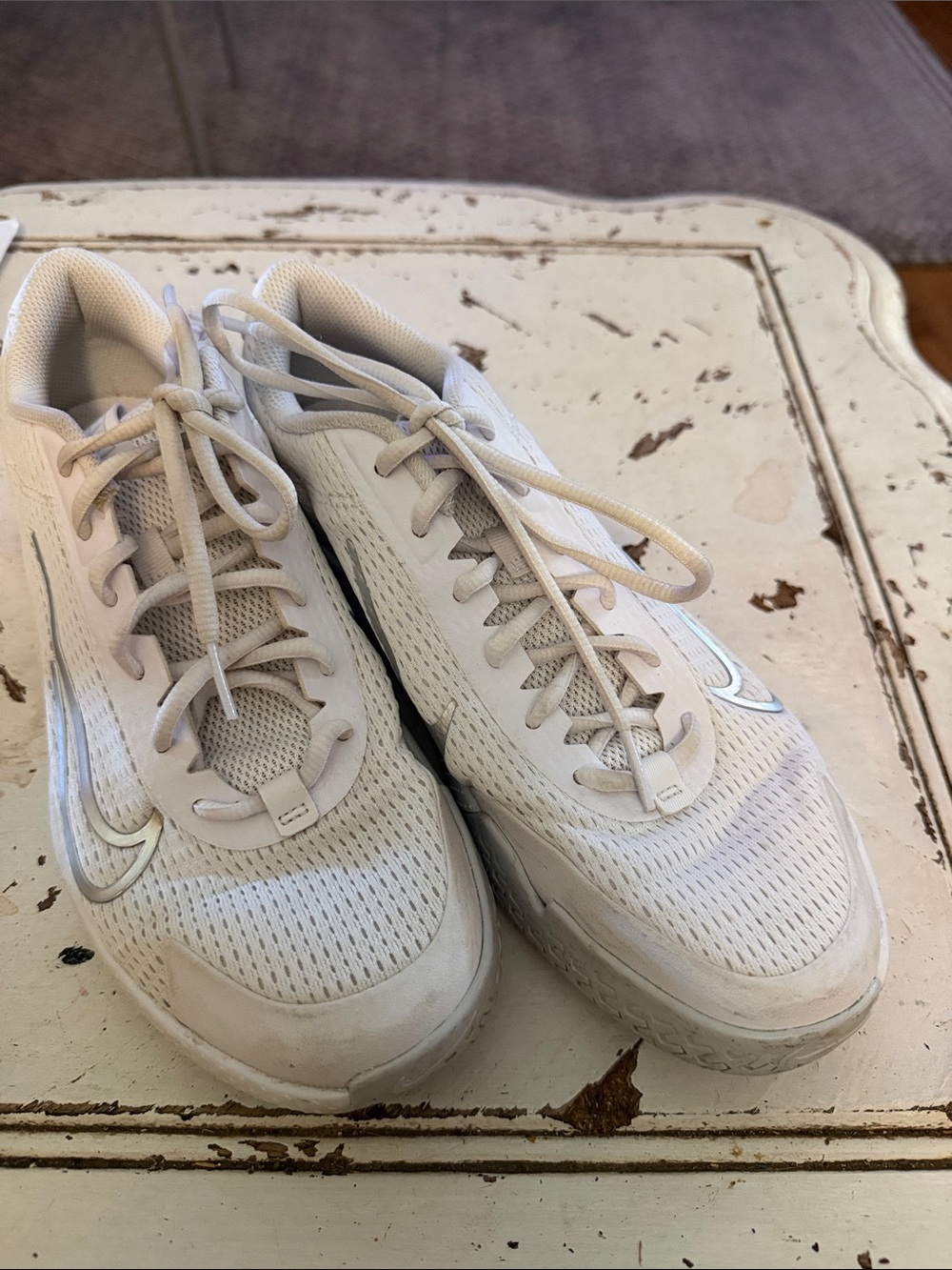 (Women) NikeCourt Vapor Lite 2 HC 'White Metallic Silver' DV2019-101